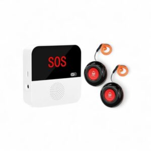 sos horloge lcd display met 2 weg communicatie en hartslagmeter (gps optie)