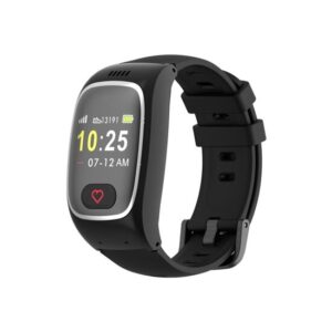 sos horloge lcd display met 2 weg communicatie en hartslagmeter (gps optie)