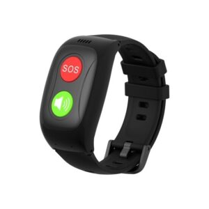 sos horloge lcd display met 2 weg communicatie en hartslagmeter (gps optie)